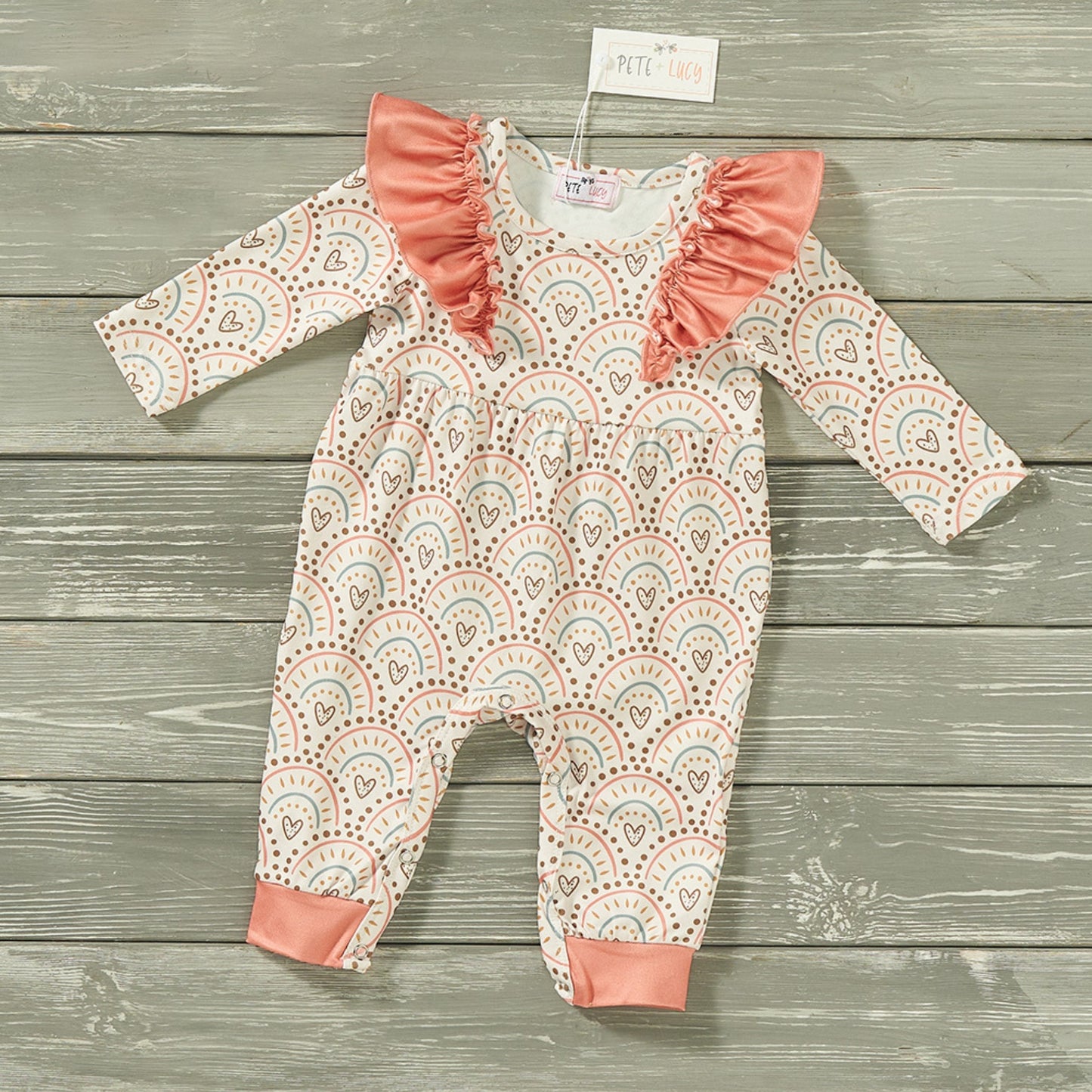 Loving Rainbow Romper