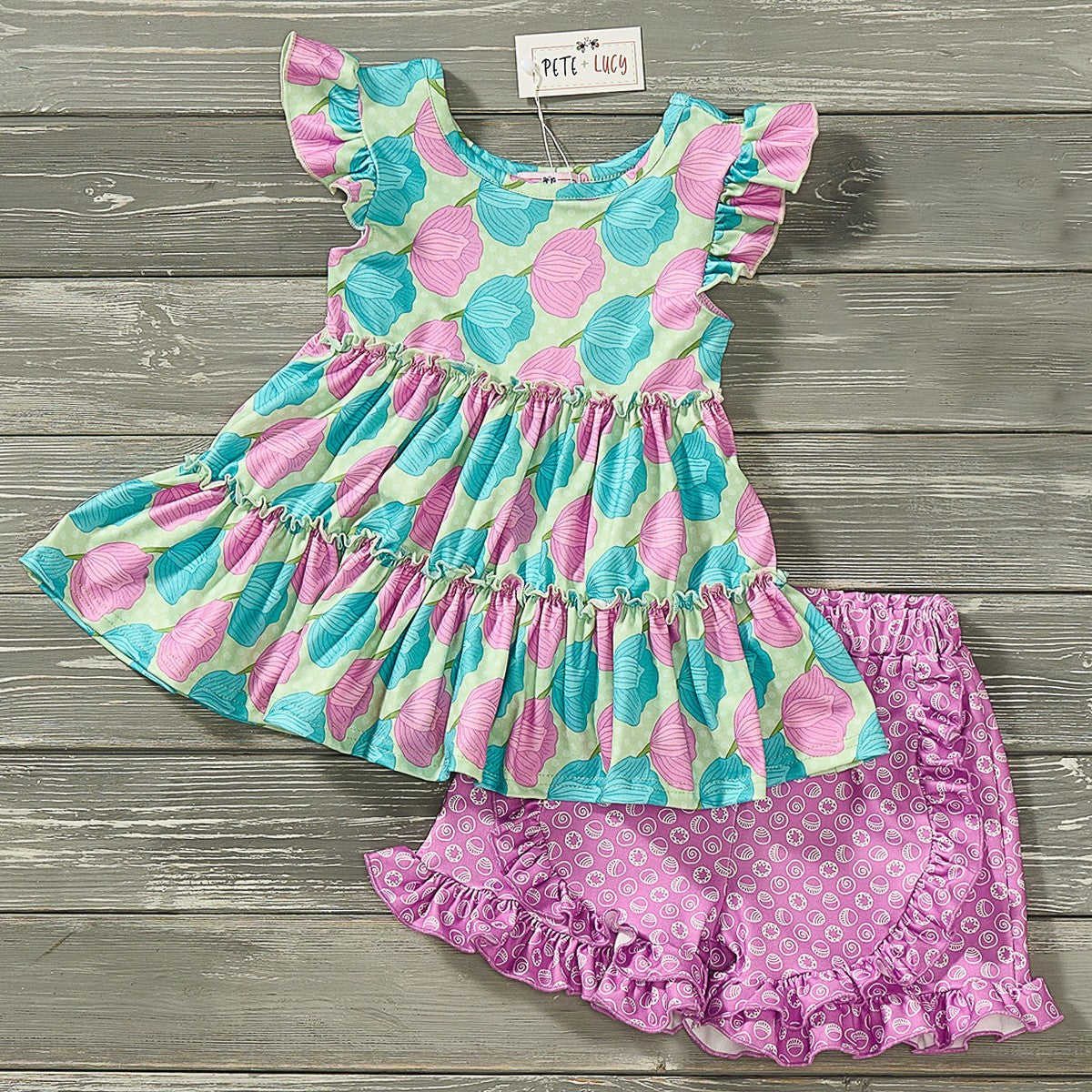 Bloomin Blossoms 2 Piece Shorts Set