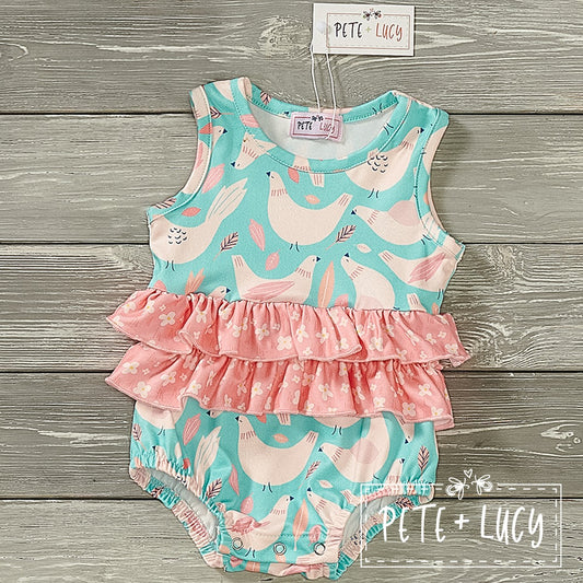 Charming Chicken Romper