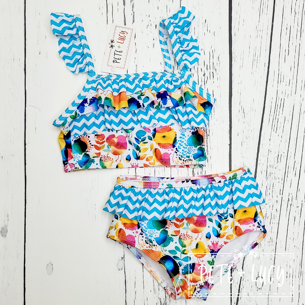 Colorful Birds Two Piece