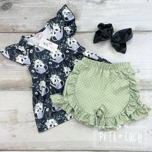 Garden Girl 2 Piece Shorts Set