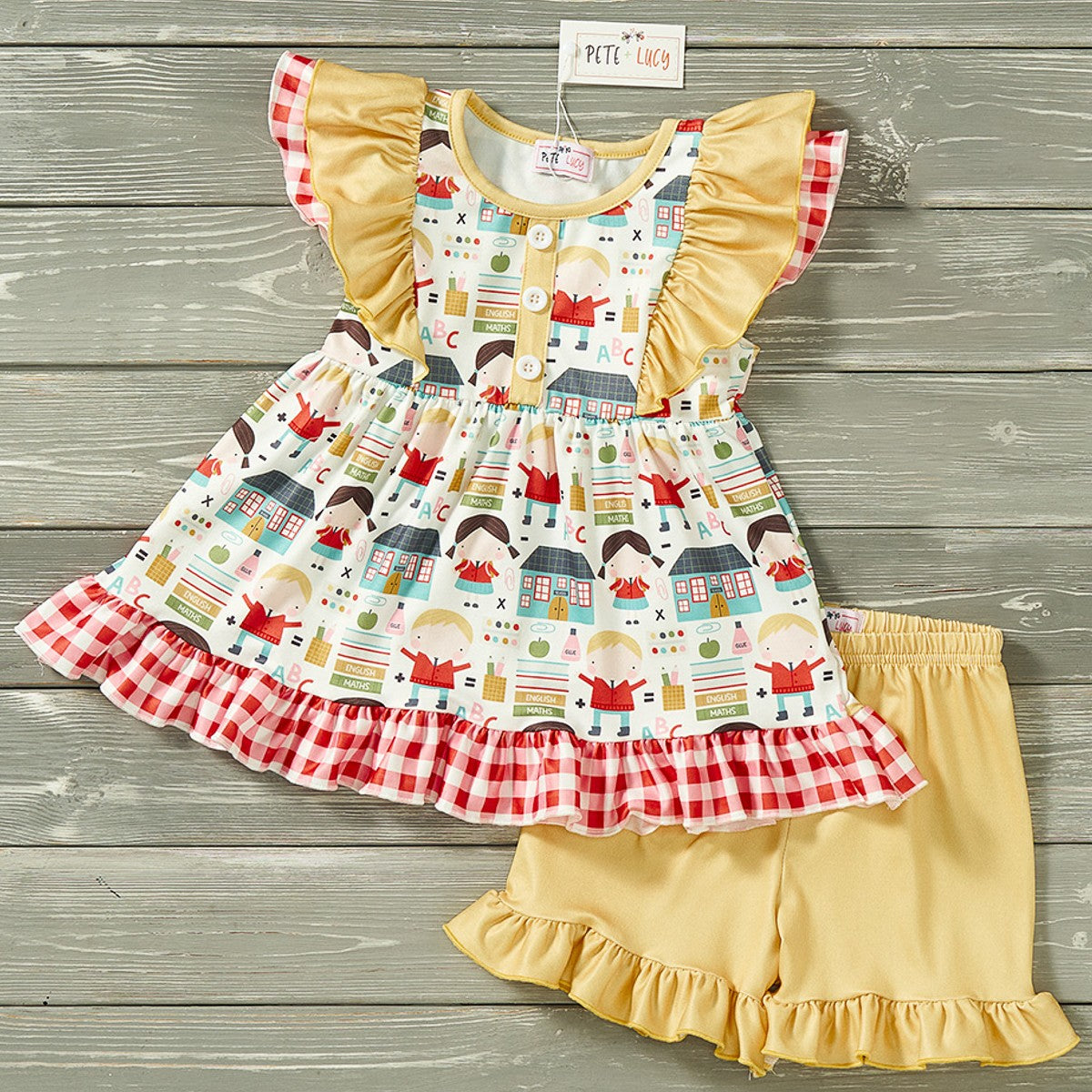 Learning is Fun 2 Piece Shorts Set
