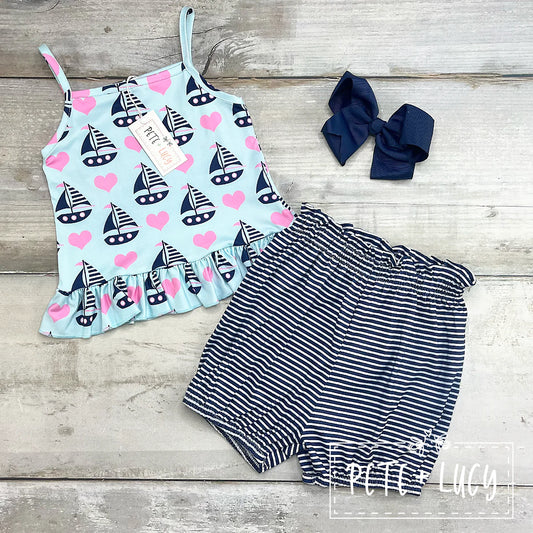 Sail Away 2 Piece Shorts Set