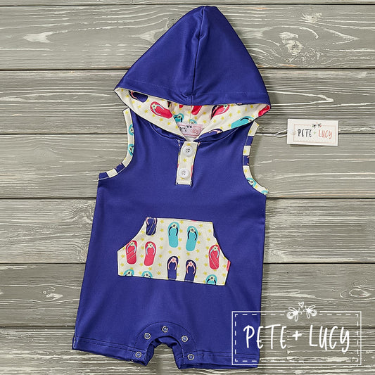 Sand Slippers Romper