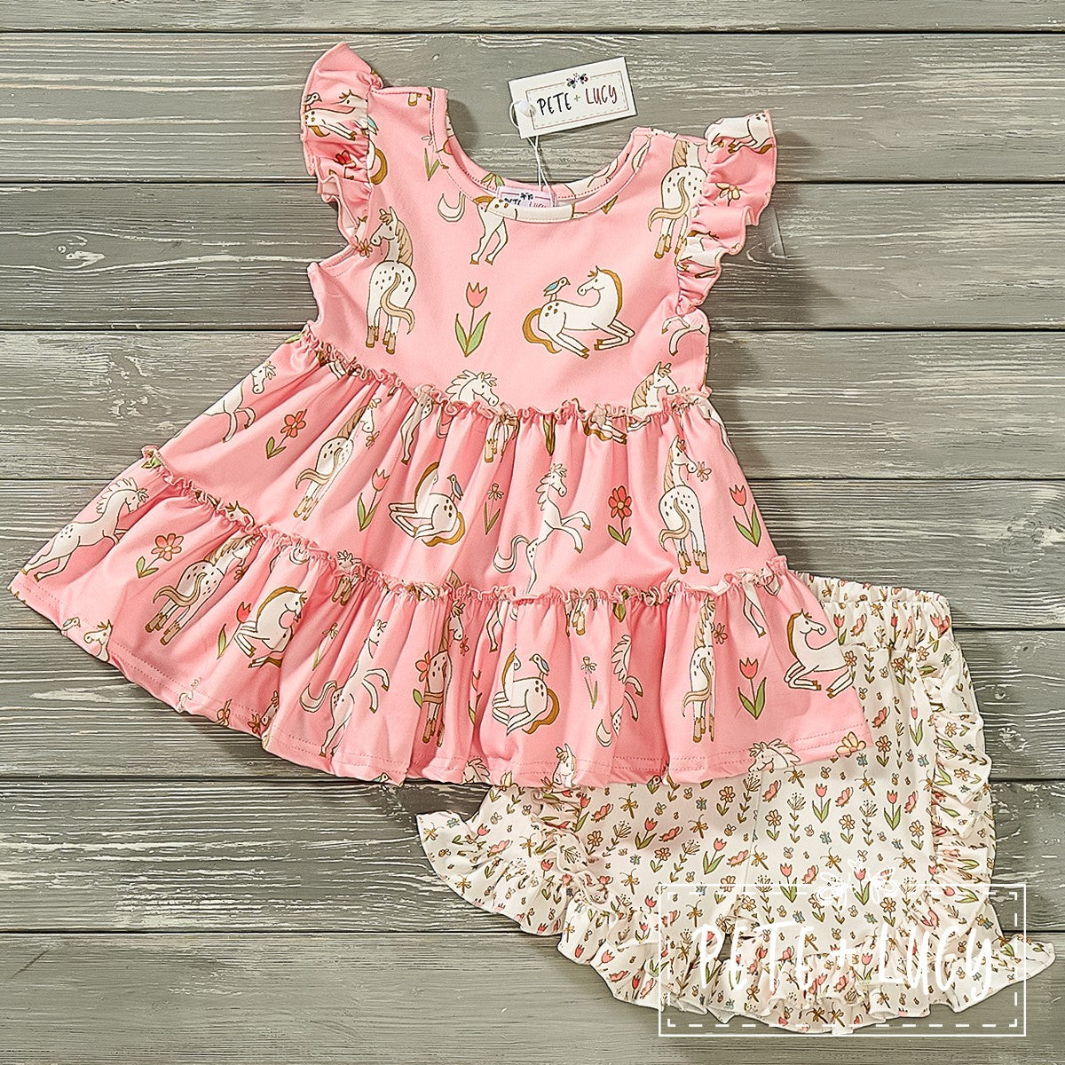 Stacey's Stables 2 Piece Shorts Set