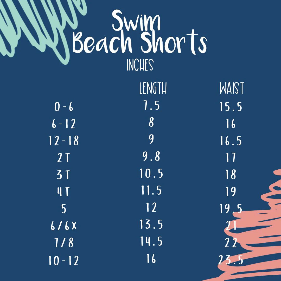 Flippin with Fishes Swim Trunks