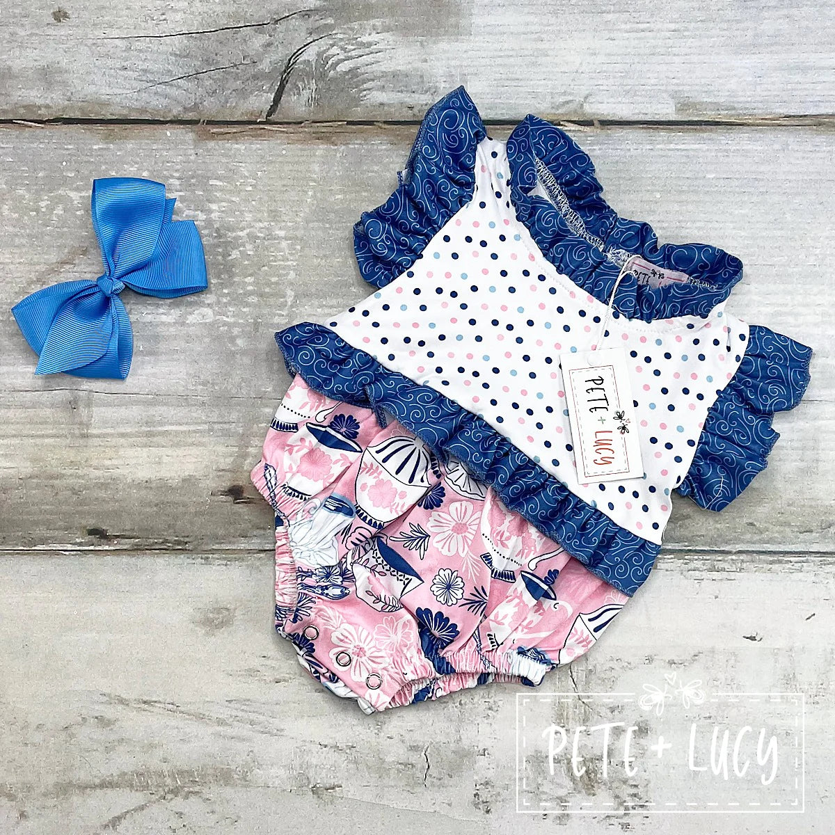 Vintage Tea Romper